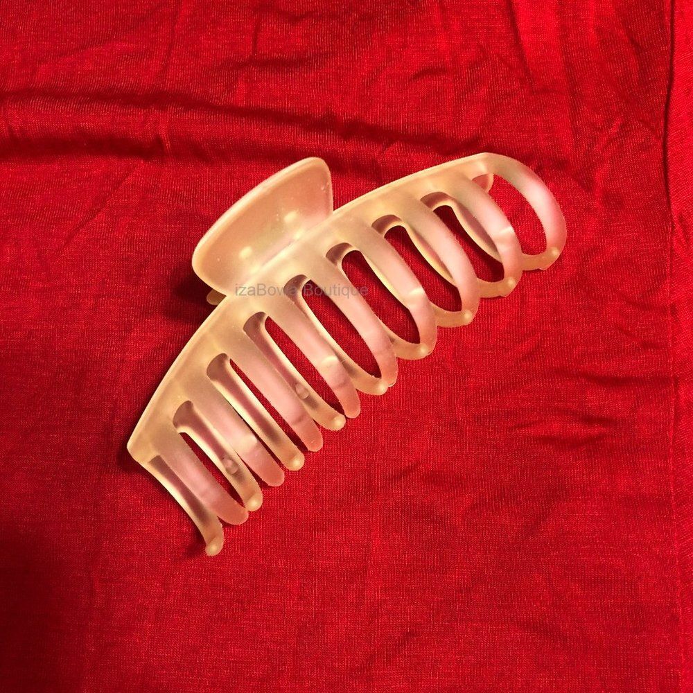 Frosted Big Claw Hair Clips in Matte Finish  CL4097  New